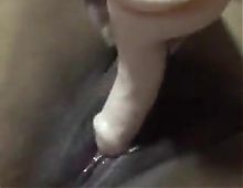 Tamil m0m playing with dildo till she creams 