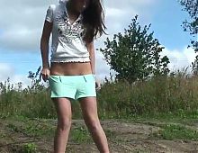 tranny sissy anal dildo fisting outdoor 223