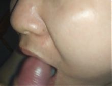 My asian friend again sucking cock, she know how to do it 8
